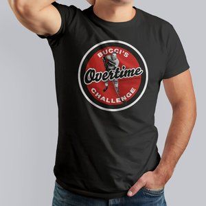 Gildan "Bucci’s Overtime Challenge" Graphic Unisex T-Shirt / Black M-2XL